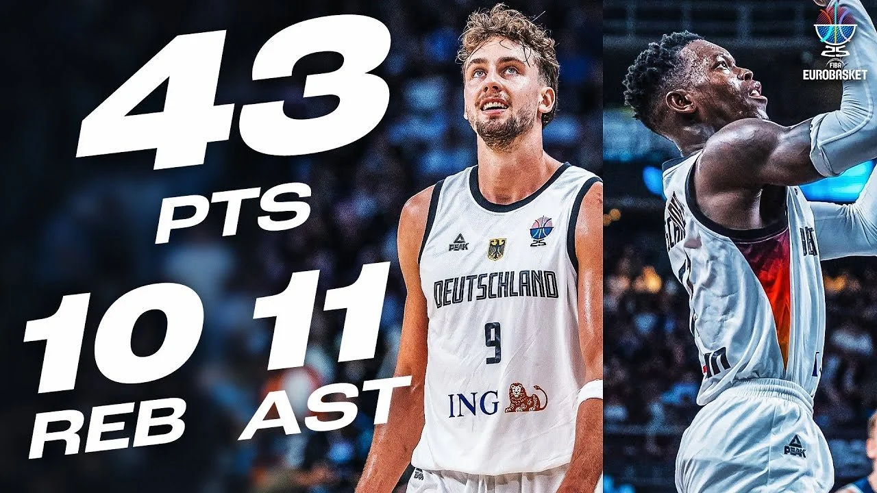 Hai ngôi sao NBA rực sáng, Đức trở lại chung kết FIBA EuroBasket sau 20 năm chờ đợi