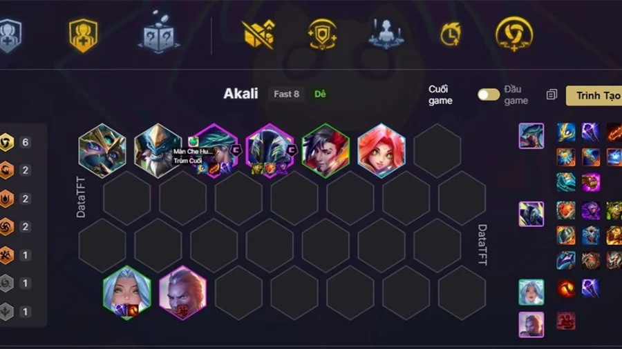 Đội hình Akali Hộ Vệ mùa 15 mạnh nhất meta TFT 15.2