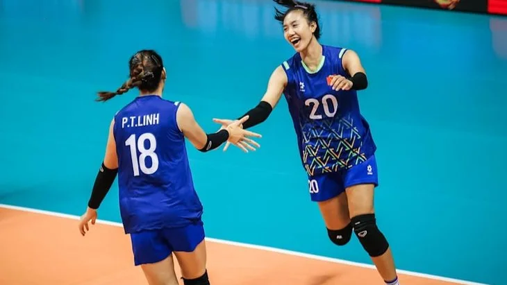 Bóng chuyền nữ U21 Việt Nam thắng Puerto Rico