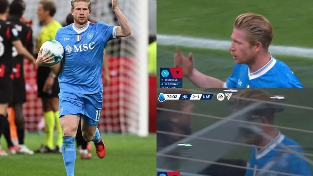 HLV Napoli dằn mặt De Bruyne vì hờn dỗi khi bị thay ra