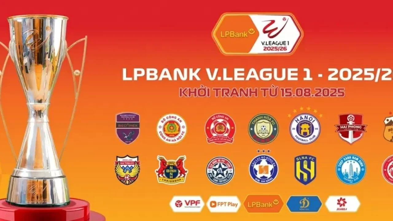 Lịch thi đấu V-League vòng 1 mùa giải 2025/26: CAHN vs Viettel, Nam Định vs Hải Phòng, TP. HCM vs Hà Nội