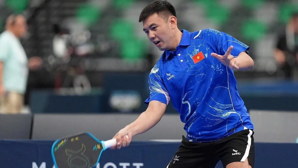 Thắng đồng hương trong trận tranh hạng 3, Lý Hoàng Nam chính thức lọt vào Top 3 pickleball châu Á
