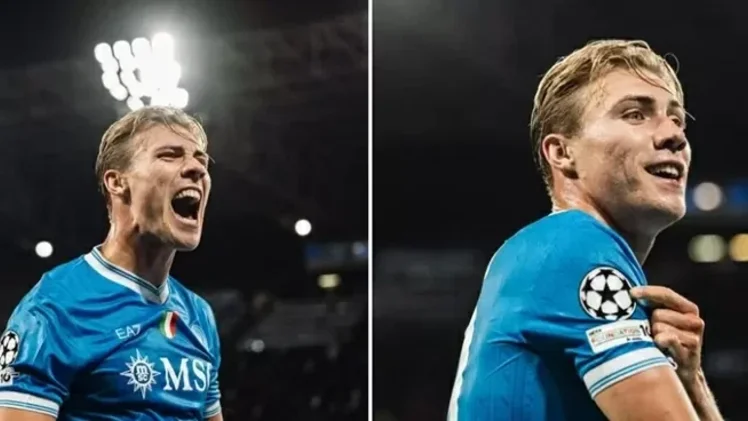 Rasmus Hojlund ghi bàn: 5 trận ở Napoli bằng 35 trận ở Man Utd